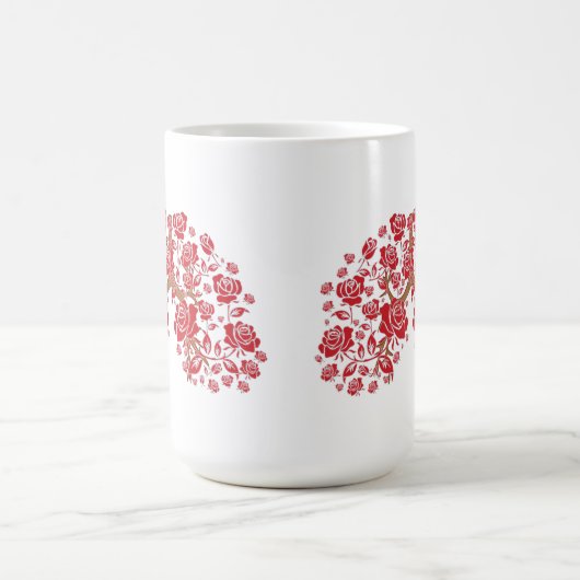 Rose und Hoffnung Kaffeetasse (Mittel)