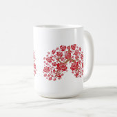 Rose und Hoffnung Kaffeetasse (VorderseiteRechts)