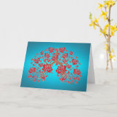 Rose und Hoffnung Karte (Gelbe Blume)