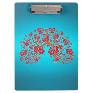 Rose und Hoffnung Klemmbrett