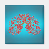 Rose und Hoffnung Magnet (Vorne)