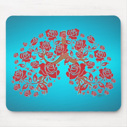 Rose und Hoffnung Mousepad (Vorne)