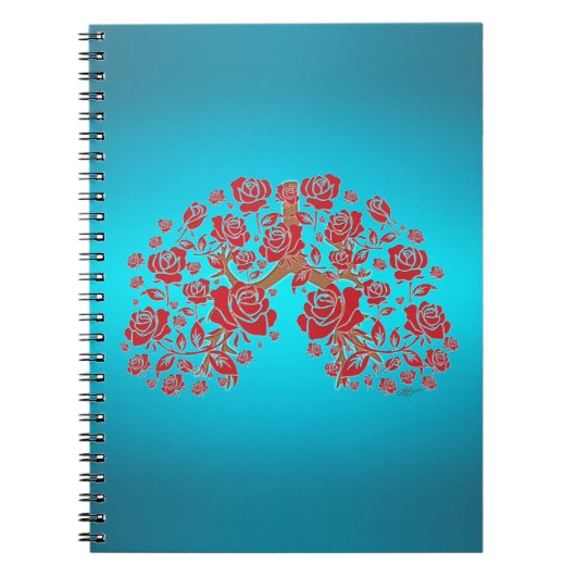 Rose und Hoffnung Notizblock (Vorderseite)