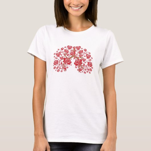 Rose und Hoffnung T-Shirt (Vorderseite)