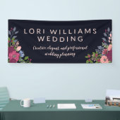 Rose und Hydrangeas - Firmenname Banner (Messe)