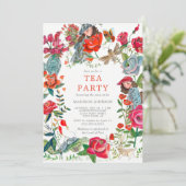 Rose und Insekten für den Privatgarten Einladung (Stehend Vorderseite)