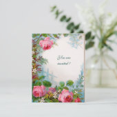 ROSE und JASMINE Einladung (Stehend Vorderseite)