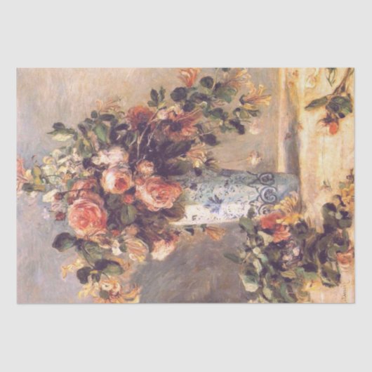 Rose und Jasmine von Renoir Shabby Chic Seidenpapier (Vorderseite)