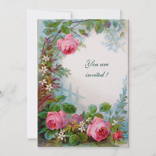 ROSE- und JASMINEis Einladung (Vorderseite)