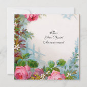 ROSE UND JASMINEN EINLADUNG (Rückseite)