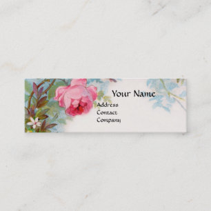 ROSE UND JASMINEN MONOGRAMM GEM lila Mini Visitenkarte