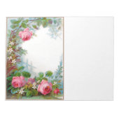 ROSE UND JASMINEN NOTIZBLOCK (Vorderseite)
