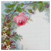 ROSE UND JASMINEN VINTAGE FLÜSSE STOFF (Nahaufnahme)