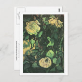 Rose und Käfer, Van Gogh Fine Art Postkarte (Vorne/Hinten)