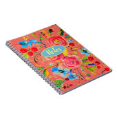 Rose und Kirschblossom Blush Notizblock (Rechte Seite)