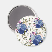 Rose und Kirschen Magnet (Vorderseite/Rückseite)