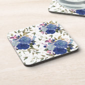 Rose und Kirschen Untersetzer (Linke Seite)