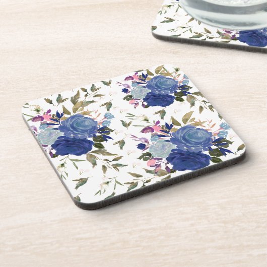 Rose und Kirschen Untersetzer (Linke Seite)