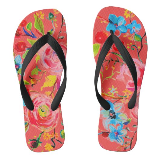 Rose und Kirschrot Badesandalen (Fußbett)