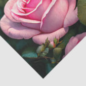 Rose und kleine Hundesammlung Seidenpapier (Ausschnitt)