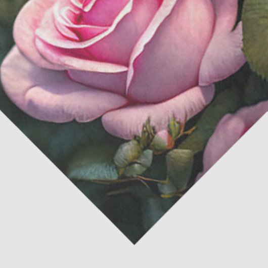 Rose und kleine Hundesammlung Seidenpapier (Ausschnitt)