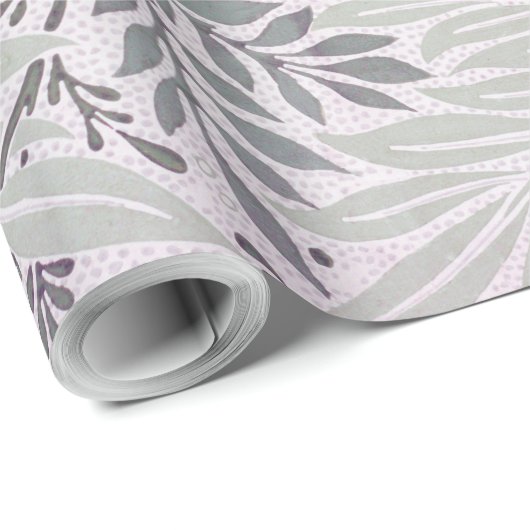 Rose und Larkspur, William Morris Geschenkpapier (Rolleneckpunkt)