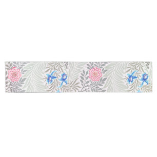 Rose und Larkspur, William Morris Kurzer Tischläufer