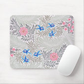 Rose und Larkspur, William Morris Mousepad (Mit Mouse)
