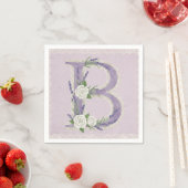 Rose und Lavendel von Natasha Us Serviette (Beispiel)