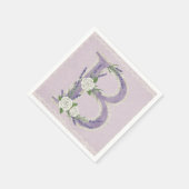 Rose und Lavendel von Natasha Us Serviette (Ecke)