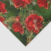 Rose und Libellen (Design 12) Seidenpapier (Detail)