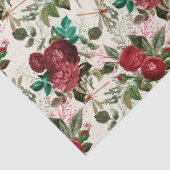 Rose und Libellen (Design 14) Seidenpapier (Detail)