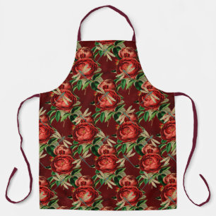 Rose und Libellen (Design 5) Schürze