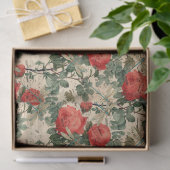 Rose und Libellen (Design 9) Seidenpapier (Geschenk)