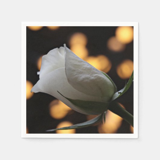 Rose und Lichter Napkins Serviette (Vorderseite)