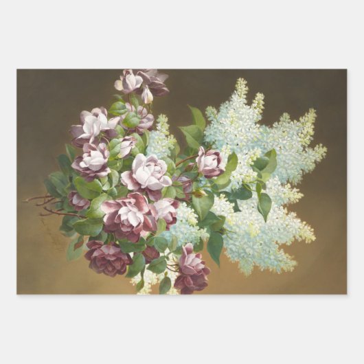 Rose und Lilacs, Geschenk Geschenkpapier Set (Vorderseite)