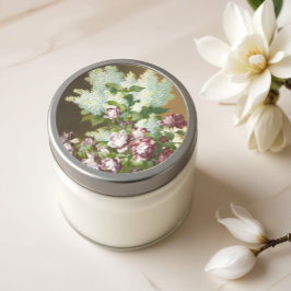 Rose und Lilacs Runder Aufkleber