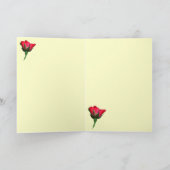 Rose und Lilies Vielen Dank Dankeskarte (Innenseite)