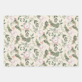 Rose- und Lotus-Pod-Verpackungspapier Geschenkpapier Set (Vorderseite 3)