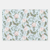 Rose- und Lotus-Pod-Verpackungspapier Geschenkpapier Set (Vorderseite 2)