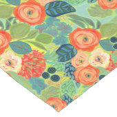 Rose und Mama auf Robins Ei Blue Table Runner Großer Tischläufer (Ecke)