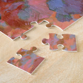 Rose und Messing Blumengemälde im impressionistisc Puzzle (Seite)