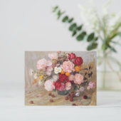 Rose und Milchprodukte Postkarte (Stehend Vorderseite)