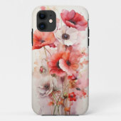 Rose und Mohnblumen - Rose - Rosa Fall Case-Mate iPhone Hülle (Rückseite)