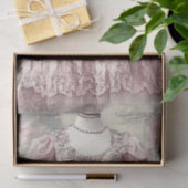 Rose und Nähen von Ephemera Seidenpapier (Geschenk)