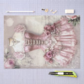 Rose und Nähen von Ephemera Seidenpapier (Handwerk)