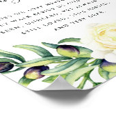 Rose- und Olive-Gedenkposter Poster (Ecke)