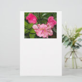 Rose und Orchiane Briefpapier (Stehend Vorderseite)