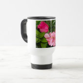Rose und Orchiane Reisebecher (Vorderseite Links)