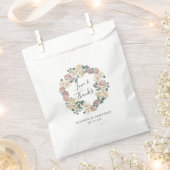 Rose und Orchideen Hochzeit Vielen Dank Geschenktütchen (Ausgeschnitten)